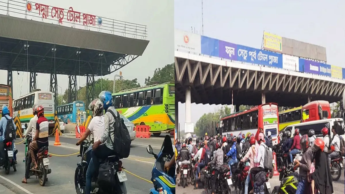 ঈদযাত্রায় পদ্মা-যমুনা সেতুতে টোল আদায় ৬৩ কোটি ৮০ লাখ টাকা