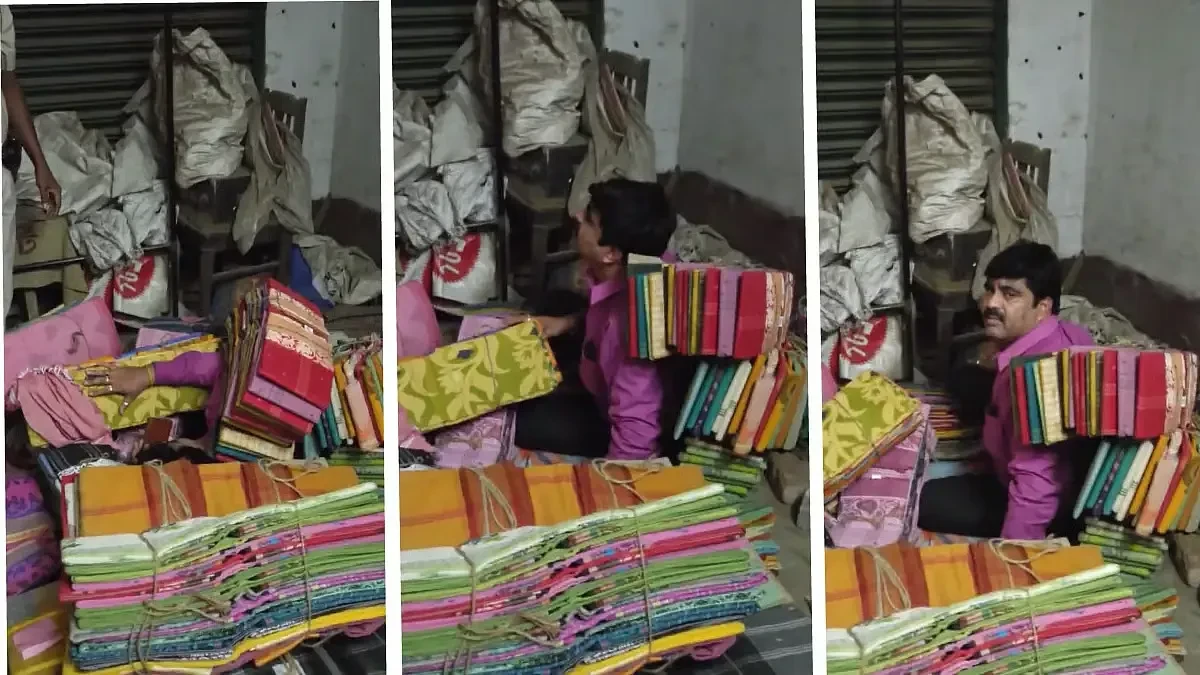 শাড়ির নিচে লুকিয়েও শেষ রক্ষা হলো না তৃণমূল নেতার