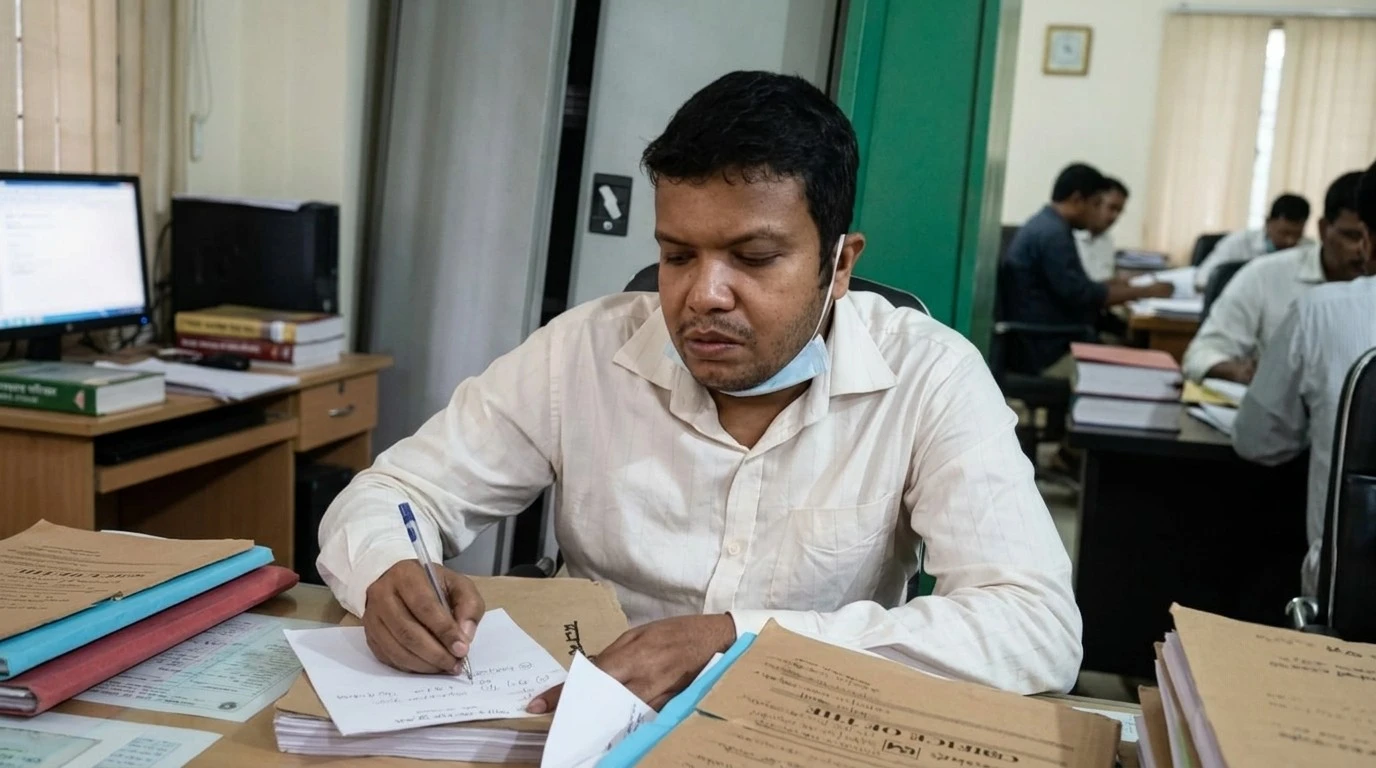 আশুলিয়ায় এসিল্যান্ড অফিসের পেশকারের বিরুদ্ধে ঘুষ বানিজ্যর অভিযোগ