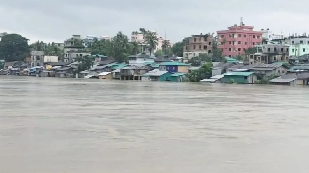 বান্দরবানে টানা বর্ষণে বন্যা, বিপৎসীমার ওপরে সাঙ্গু ও মাতামুহুরী নদীর পানি