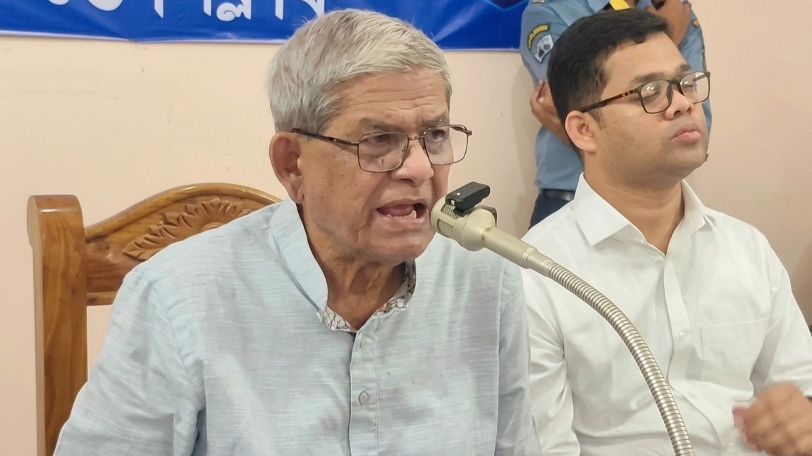 বিরোধী দল শেখ হাসিনার ভাষায় কথা বলছে: মির্জা ফখরুল