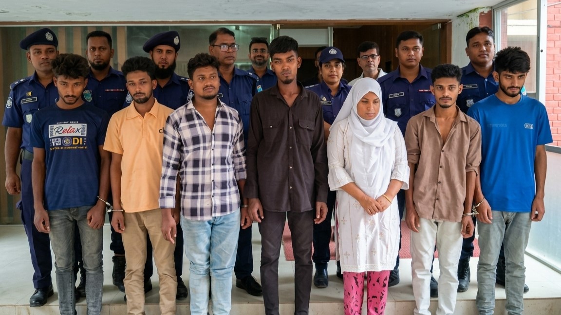 মাগুরার শ্রীপুরে নারীসহ ৭ ভুয়া সিআইডি পুলিশ আটক