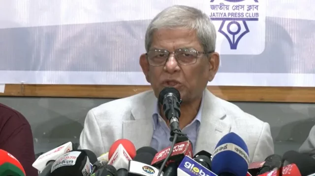 সংবাদপত্রের স্বাধীনতা রক্ষায় সরকার কাজ করছে: মির্জা ফখরুল