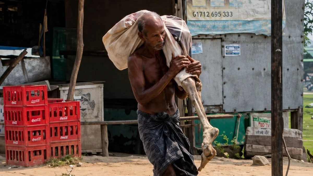 মৃত বোনের টাকা দিতে নারাজ ব্যাংক, কঙ্কাল নিয়ে হাজির ভাই