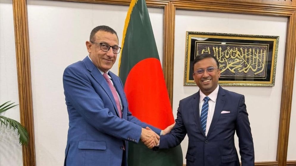 পররাষ্ট্র উপদেষ্টার সঙ্গে ফিলিস্তিনের রাষ্ট্রদূতের সাক্ষাৎ