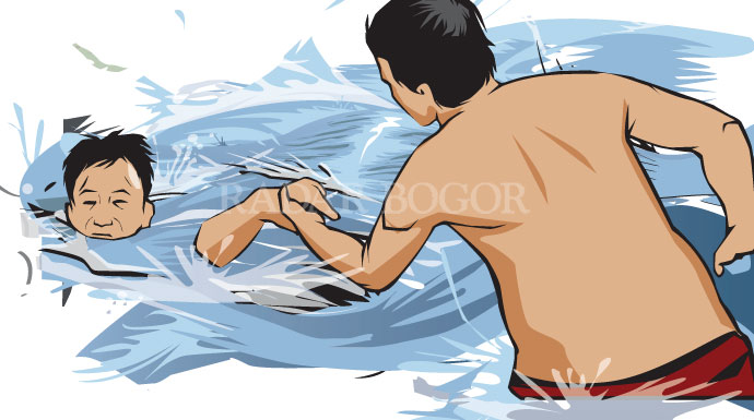 ilustrasi bocah tewas tenggelam di kolam renang
