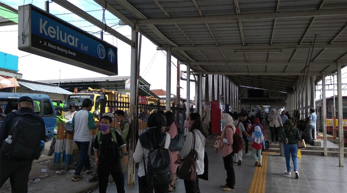 Dari Bogor Masih Satu Jalur Stasiun Bojong Gede  dan 
