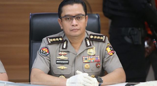 Kabagpenum Divisi Humas Mabes Polri, Kombes Pol Asep Adi Saputra. (Miftahul Hayat/ Jawa Pos)