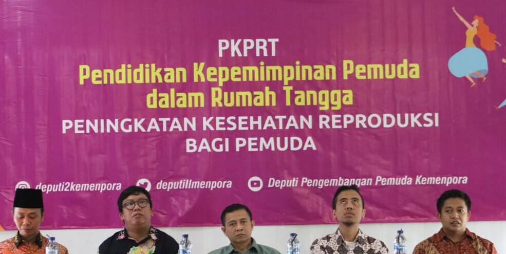 Acara Pendidikan Kepemimpinan Pemuda dalam Rumah Tangga (PKPRT), Peningkatan Kesehatan Reproduksi bagi Pemuda di Annahdlah Islamic Boarding School, Depok, Selasa (31/12). Foto: kemenpora