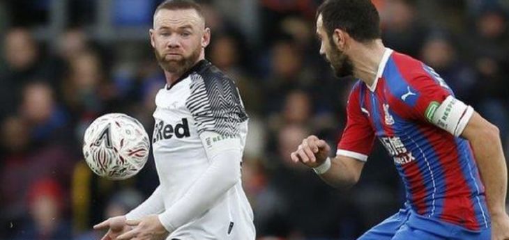 Wayne Rooney, pemain Derby County. (BBC)