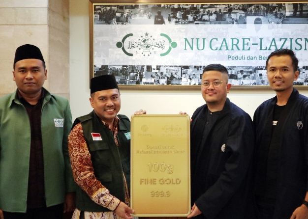 NU CARE-LAZISNU bersama Treasury ajak masyarakat beramal lewat digitalisasi donasi. (Saifan Zaking/JawaPos.com)