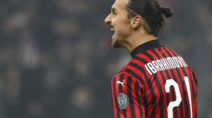 Striker AC Milan Zlatan Ibrahimovic