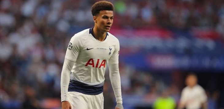 Gelandang Tottenham Hotspur, Dele Alli.