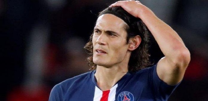 Striker Paris Saint-Germain, Edinson Cavani.