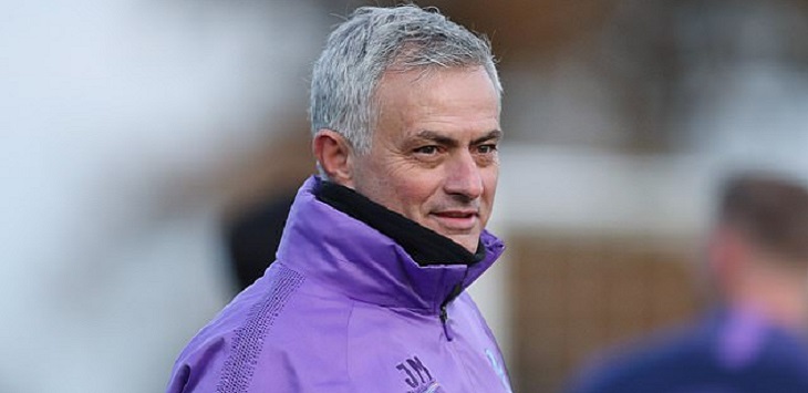 Manajer Tottenham Hotspur, Jose Mourinho. ft/daily mail