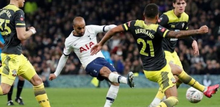 Tottenham Hotspur berhasil kalahkan Southampton pada laga ulangan Piala FA, Kamis (6/2). (BBC)