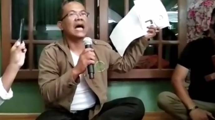 Pihak keluarga D, pegawai BUMN yang meninggal dunia setelah pulang dari Malaysia memastikan bahwa anggota keluarganya negatif Suspect Virus Corona. (dok.Radar Bekasi)