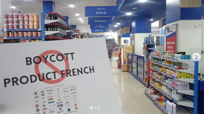 Minimarket Mulai Memboikot Produk Dari Perancis 