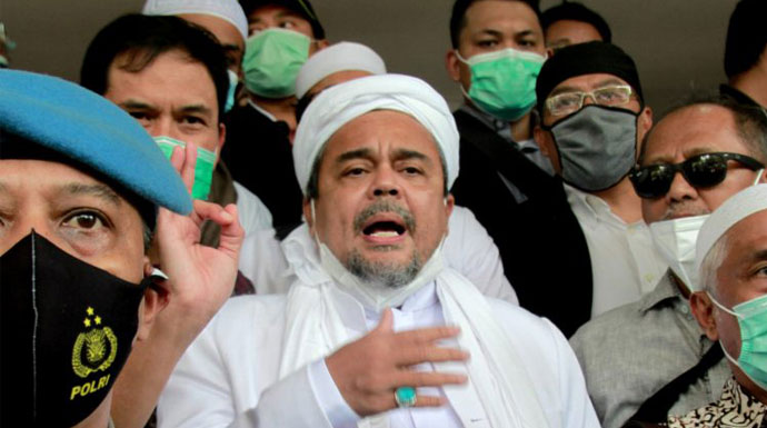 Habib Rizieq ditahan