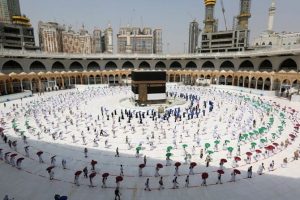 Ilustrasi cuaca panas di Arab Saudi saat ibadah haji