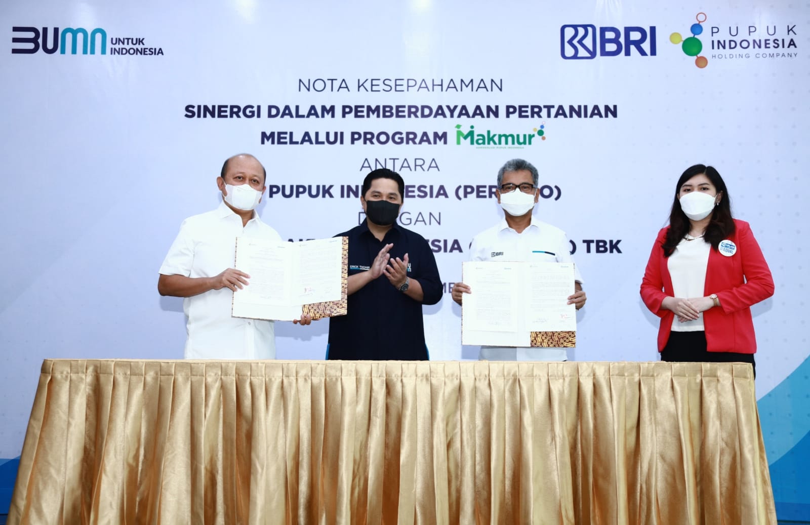 Sinergi Pupuk Indonesia dan BRI, Program Makmur Jadi Solusi Pemberdayaan Petani