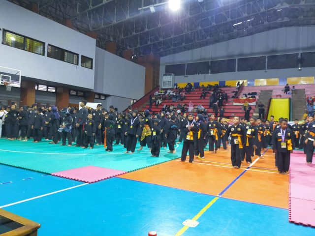 Ksatria Pewaris Silat Nusantara Buka Kejuaraan Pencak Silat Open Turnamen UQI CUP II