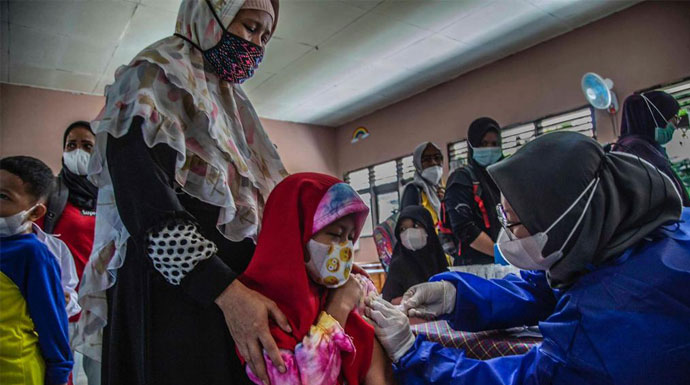 Vaksinasi Covid-19 di Kota Bogor