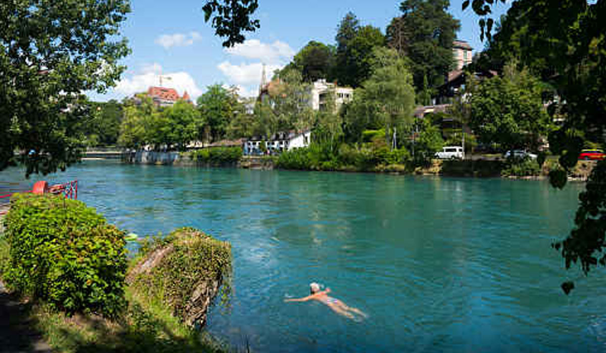 Sungai Aare Swiss