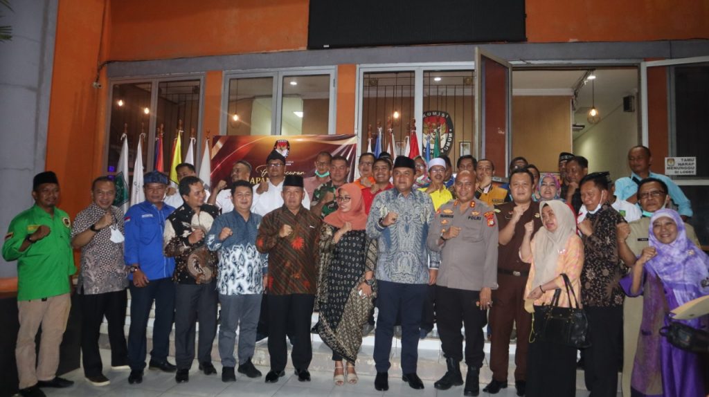 KPU dan Pemkab Bogor saat meluncurkan tahapan Pemilu 2024 serentak.