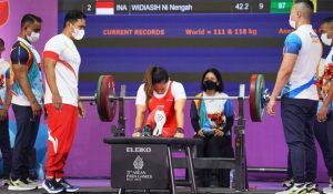 Atlet para powerlifting Indonesia Ni Nengah Widiasih