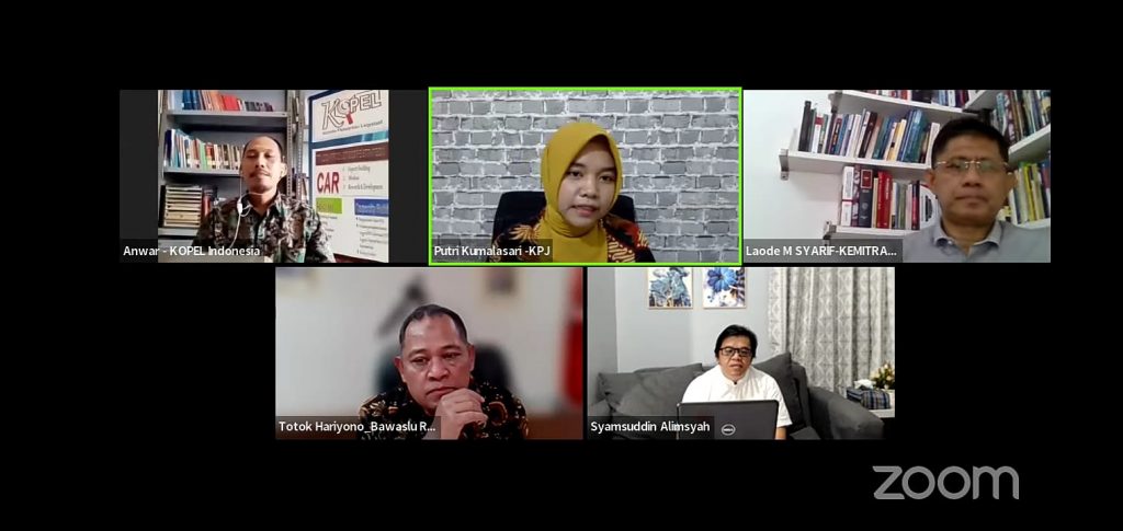 Gelar Diskusi Publik, Kopel Indonesia Dorong Penyelenggara Perketat Pengawasan Pemilu