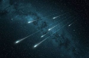 Ilustrasi fenomena hujan meteor (LCCentral)