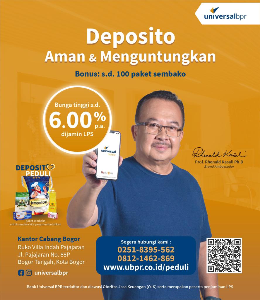 Deposito di Universal BPR Kota Bogor, Bonus Paket Sembako