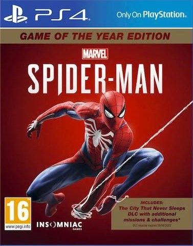 Marvel's Spiderman Game of the Year Edition - PS4