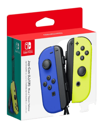 Nintendo Joy-Con (L/R) Blue / Neon Yellow - Nintendo Switch (Pre-owned)