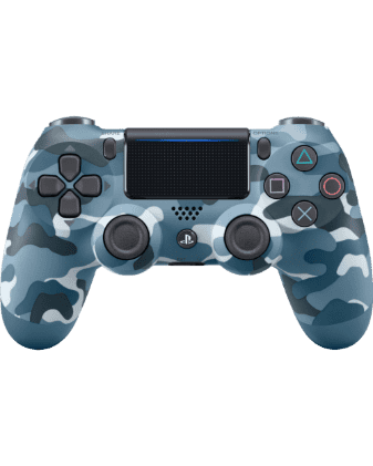 Official Sony DualShock 4 Controller for PS4 (V2) Blue Camouflage (Pre-owned)