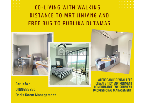 Room with free bus to Pubilka , Mitax and Kuarters kerajaan Dutamas