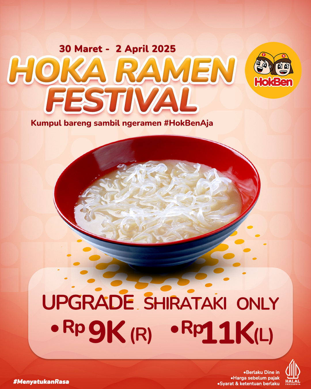 Hoka Ramen Festival HokBen - Promo Ramen Murah Mulai Dari Rp 29 Ribuan