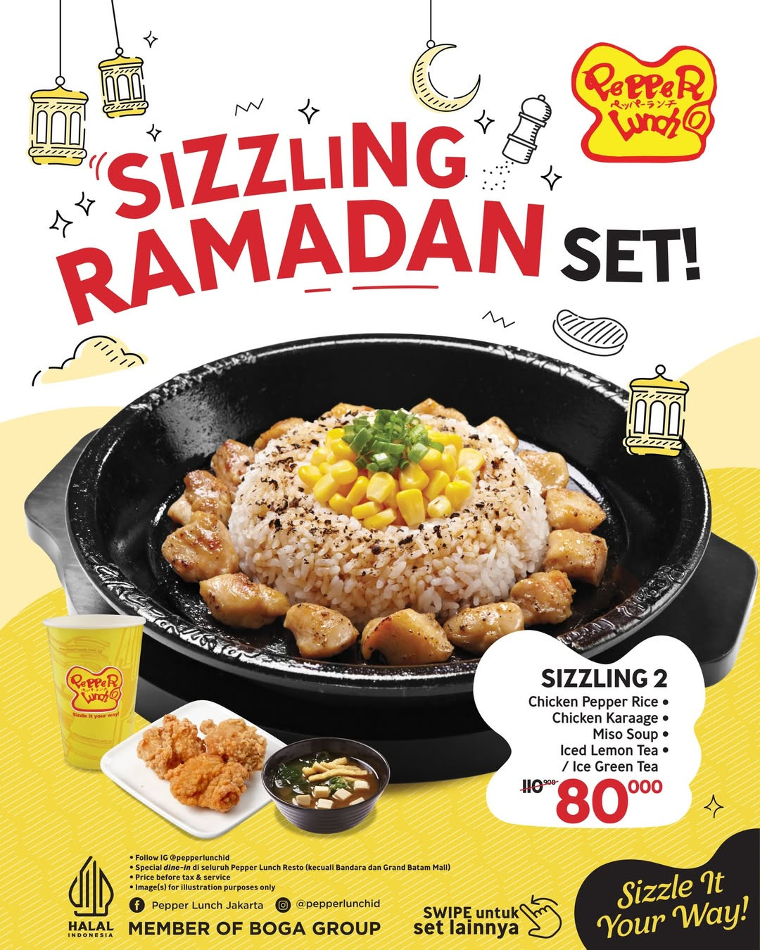 Pepper Lunch Sizzling Ramadan Set – Promo Buka Puasa Spesial, Hemat hingga Rp51.000