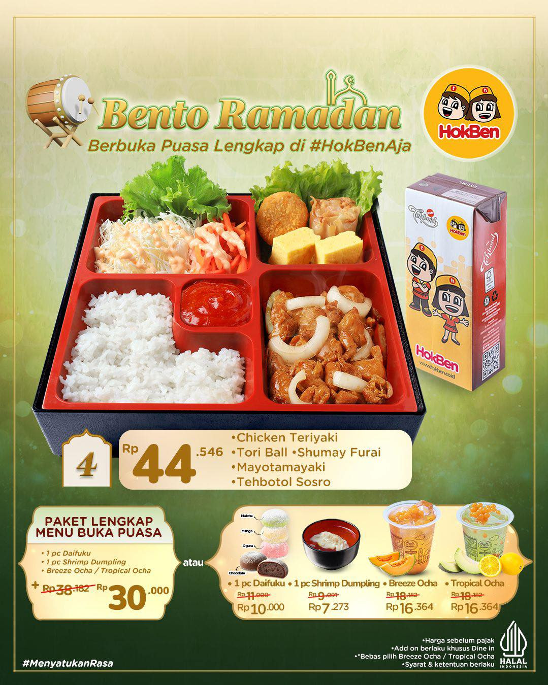 Promo Bento Ramadan HokBen 2026: Nikmati Menu Baru & Paket Lengkap Buka Puasa Hemat Mulai Rp 44rb-an