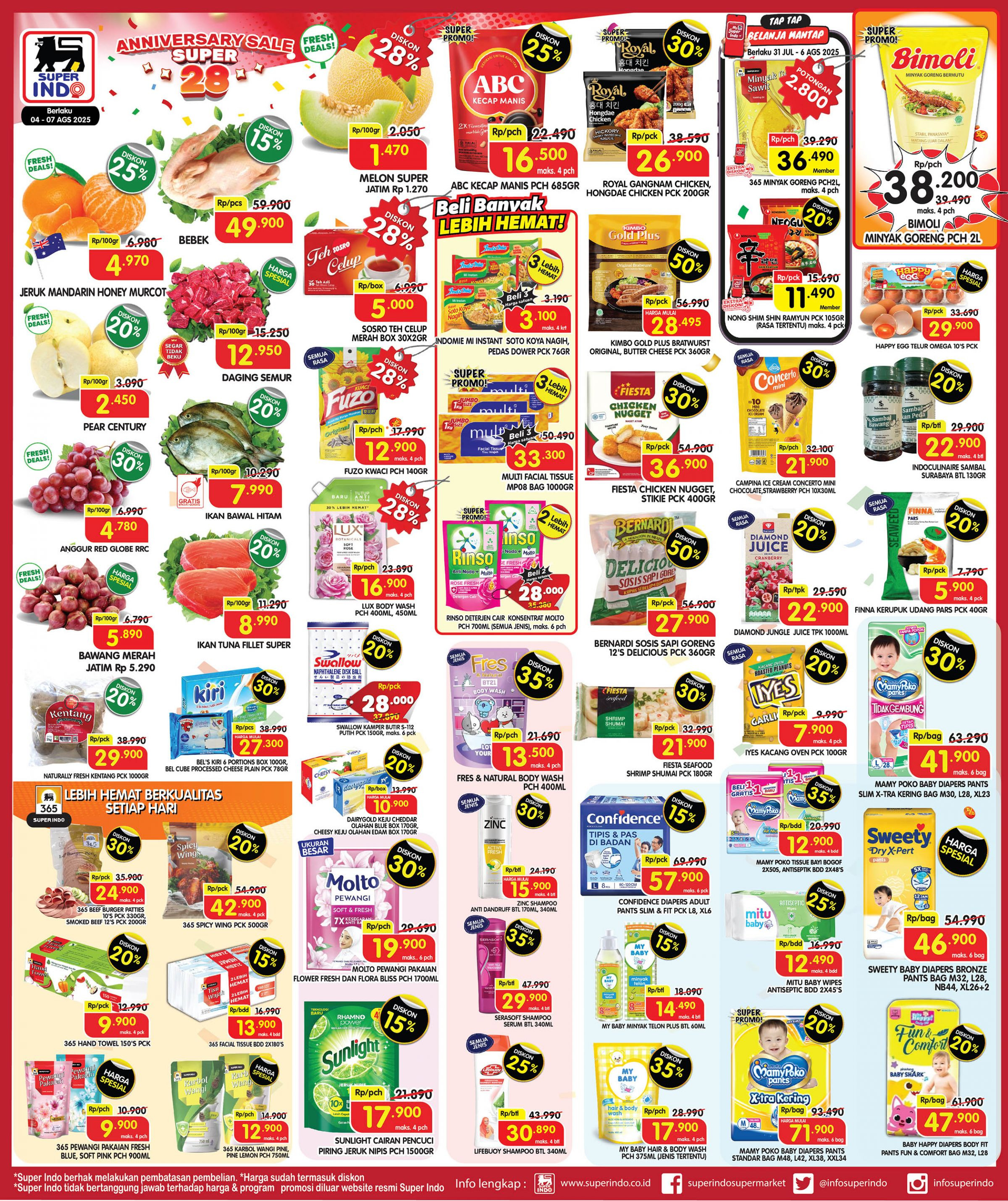 Promo Superindo Periode 4 - 7 Agustus 2025