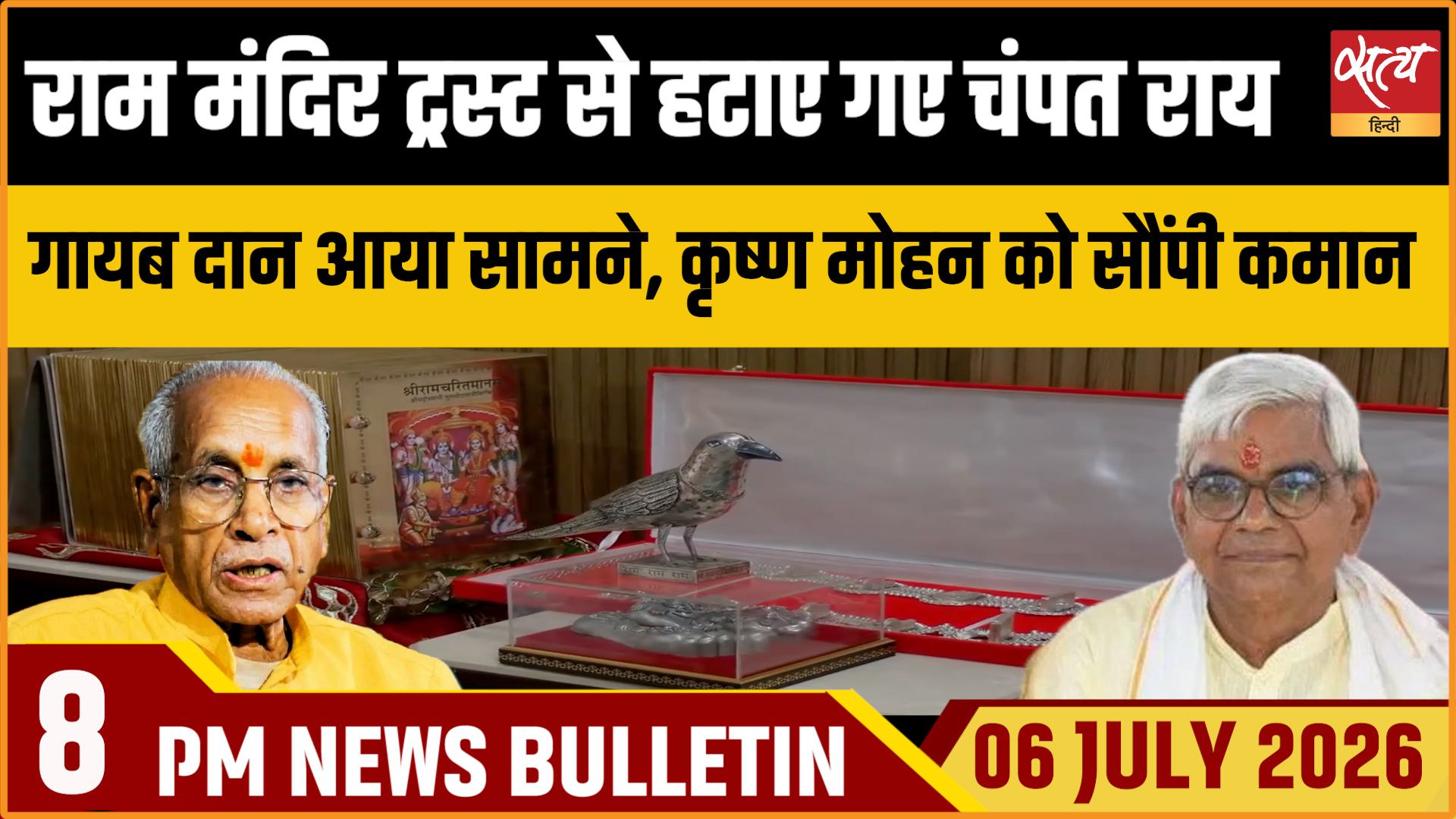 अयोध्या राम मंदिर ट्रस्ट में बड़ा फेरबदल: चंपत राय और अनिल मिश्रा का इस्तीफा मंजूर