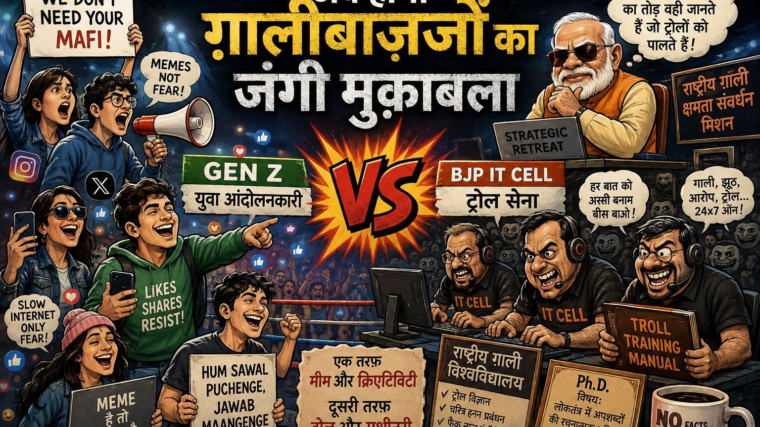 उलटबांसीः अब होगा ग़ालीबाज़ों का जंगी मुक़ाबला