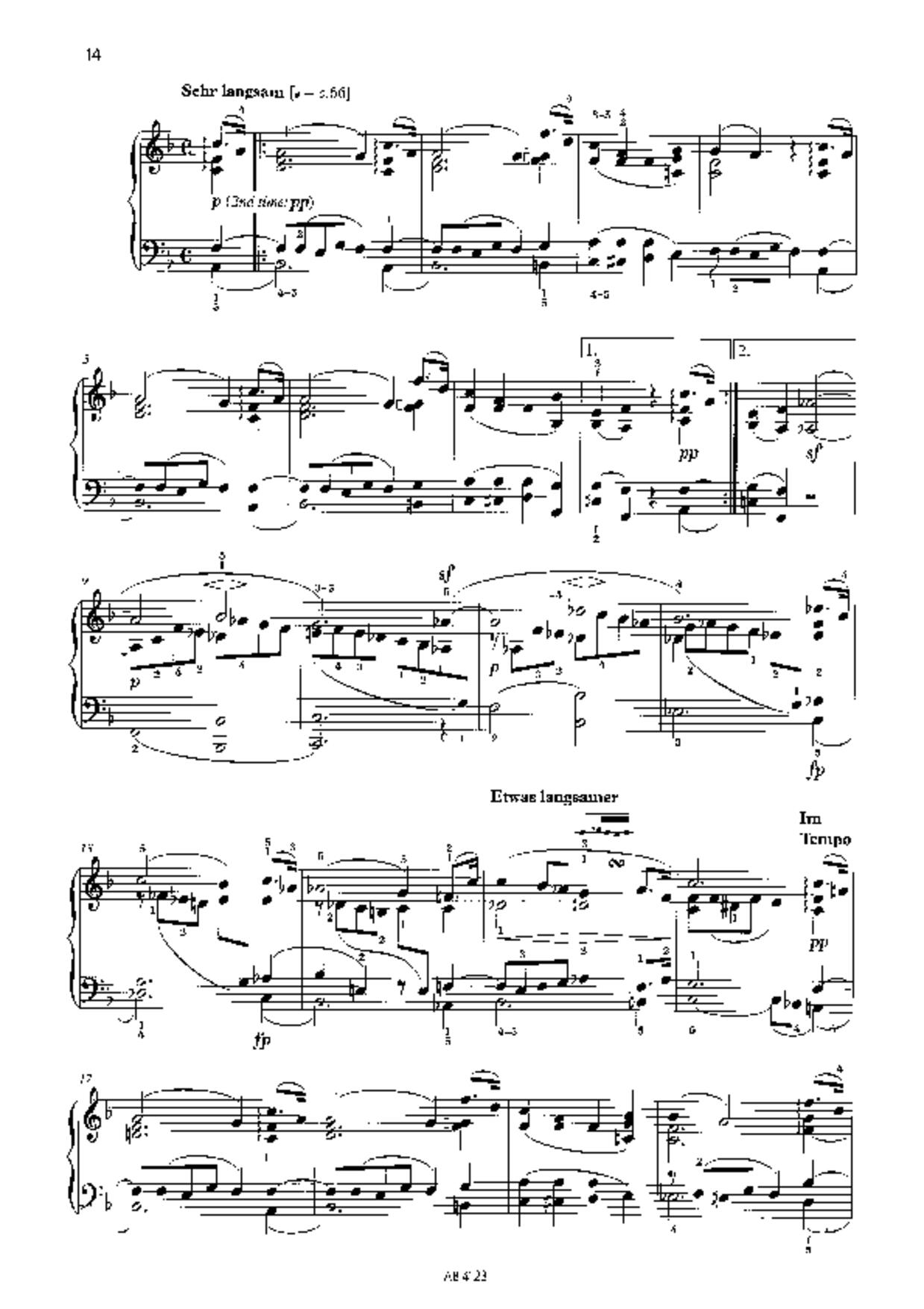 ☆シューマン - Schumann: Album für die Jugend, Op. 68: No. 30