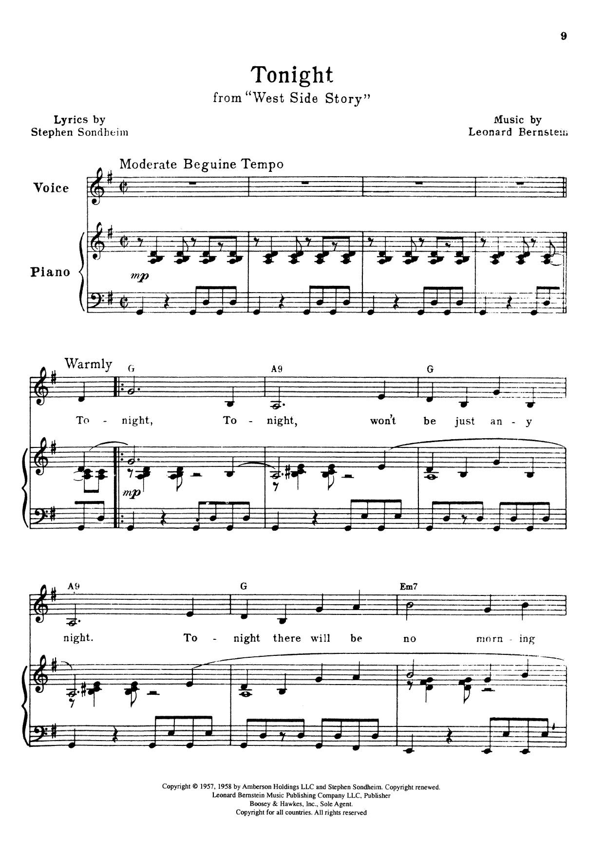 ウェストサイドストーリー ピアノ ボーカル ボーカルスコア vocal 