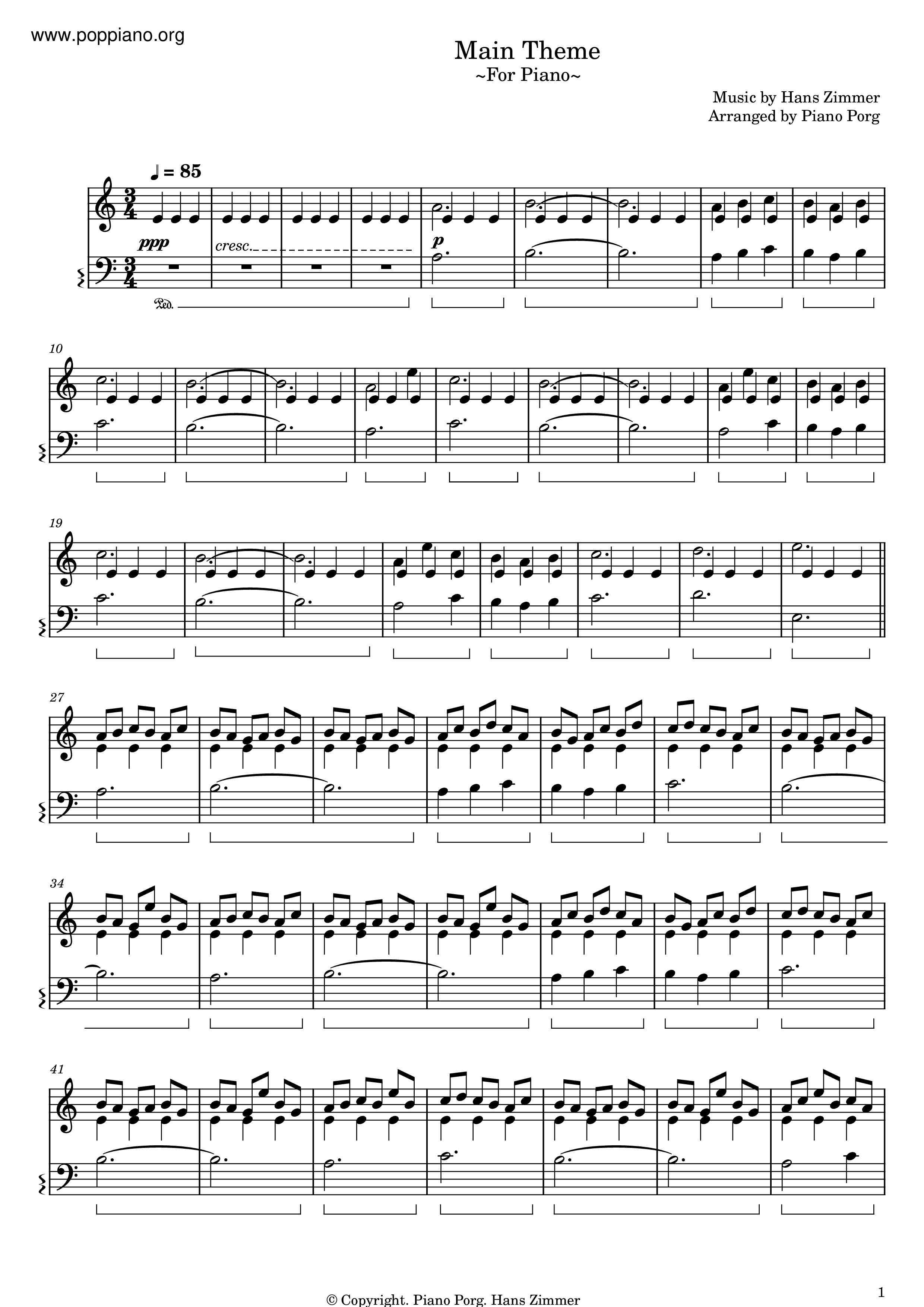 ☆ Andrew Wrangell-Rush E Sheet Music pdf, -ラッシュe 楽譜 - Free