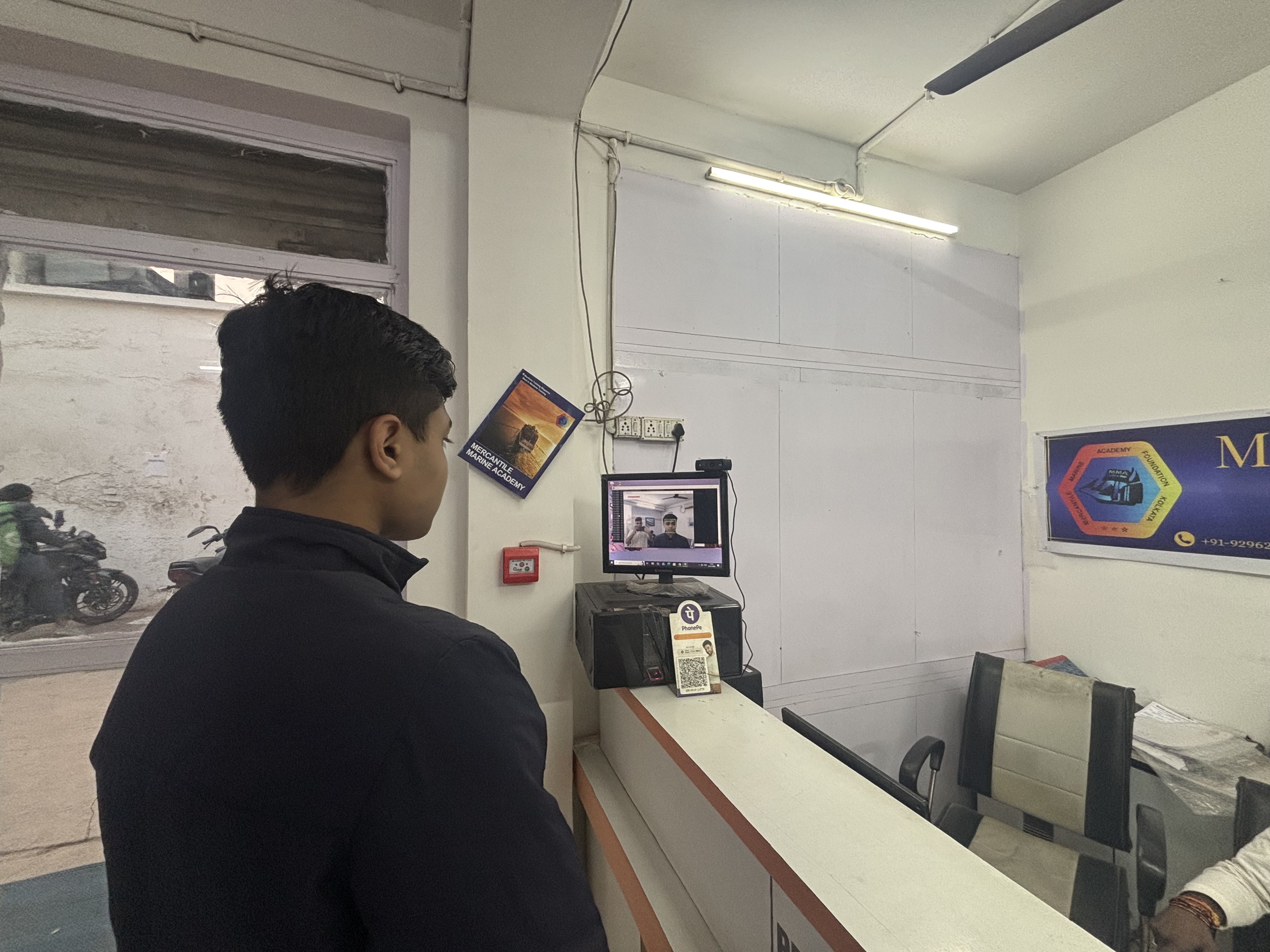Biometric Attendance at our Institute