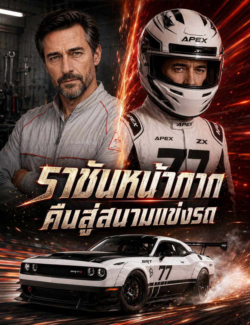 ราชันหน้ากากคืนสู่สนามแข่งรถ