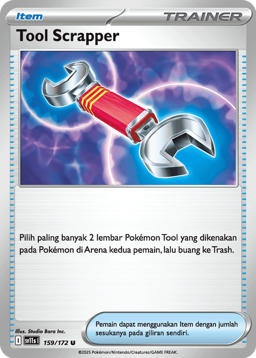 Pokemon ID SV11S 159/172 Tool Scrapper U