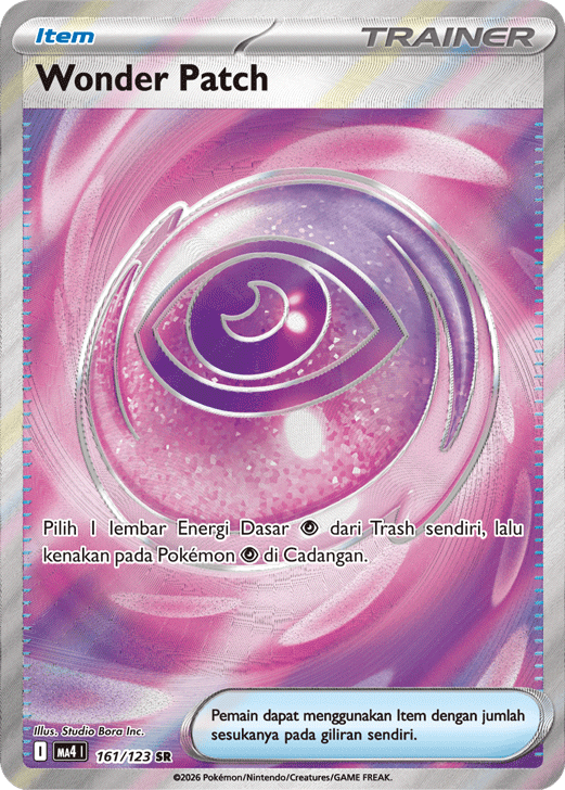 Pokemon ID MA4 Ledakan Peniada Wonder Patch #161/123 SR